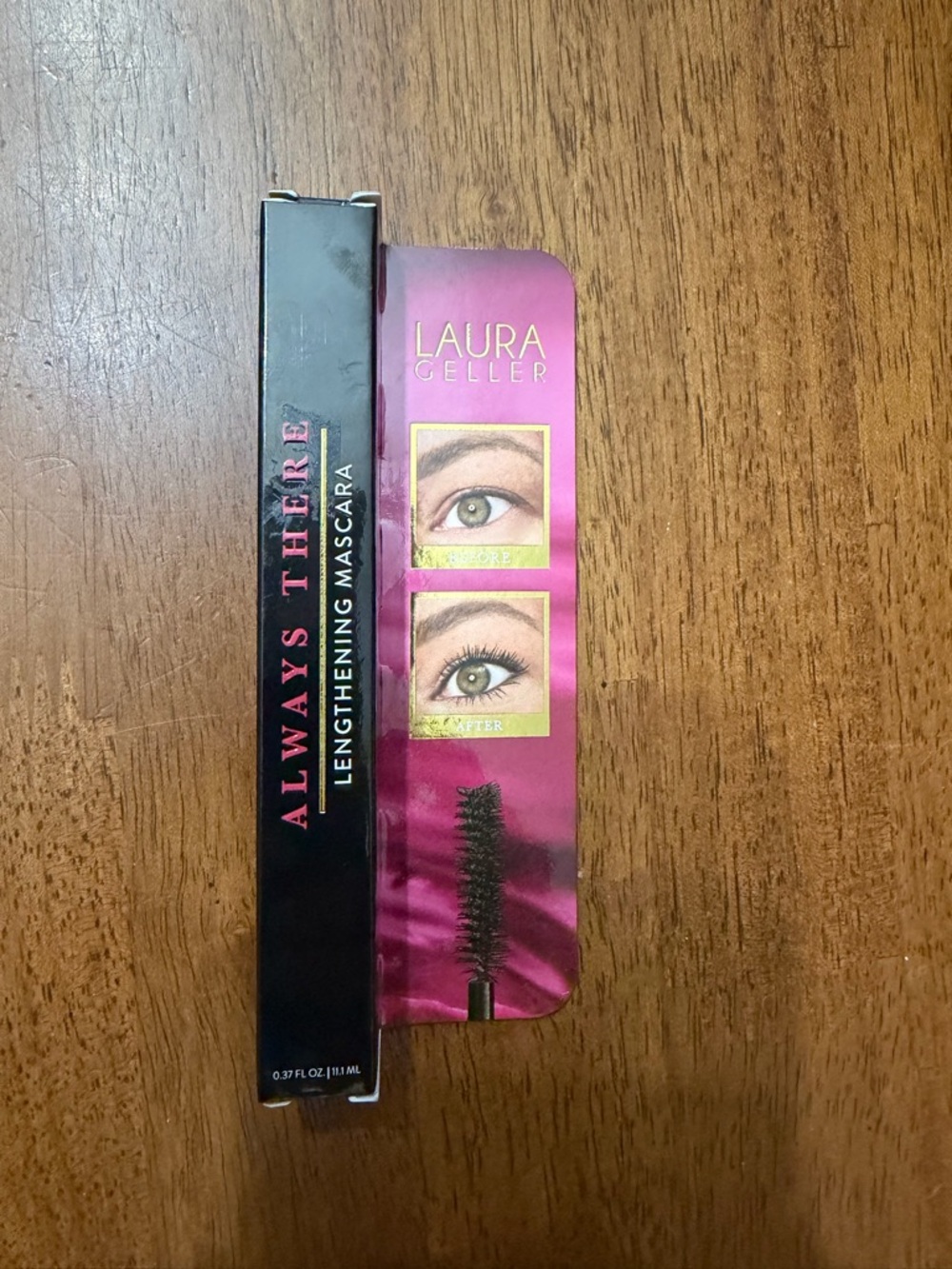 Laura Geller Always There Lengthening Mascara - Black & Pink Packaging